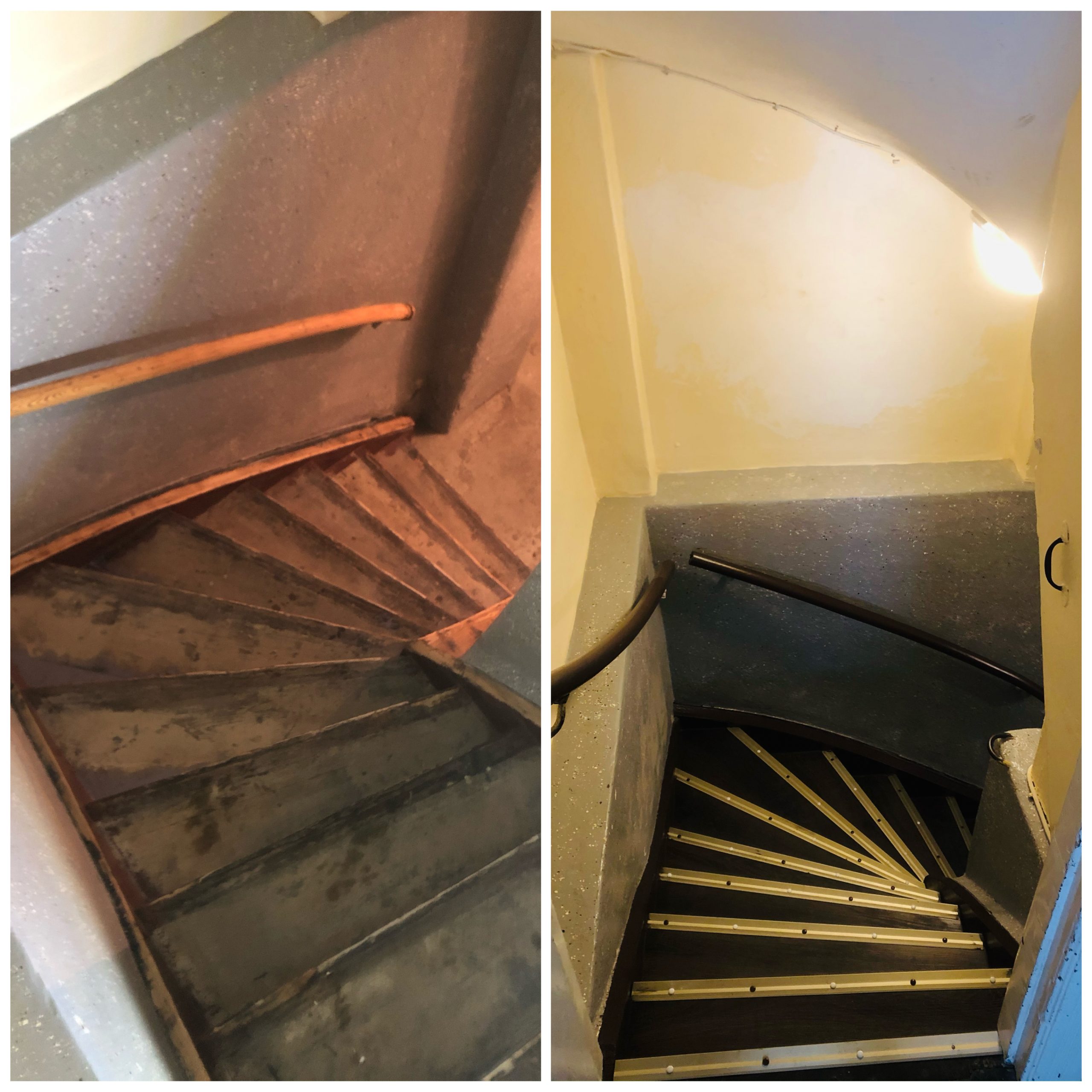 Treppenhaus Keller Holztreppe.